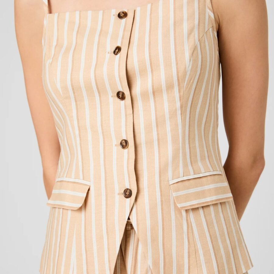 French Connection Aspen Linen Tailored Set